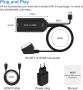SCART към HDMI конвертор 1080P – адаптер с HDMI, SCART и USB кабели за TV, DVD, PS2, VHS и Xbox, снимка 3
