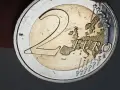 Рядка и красива 2 евро 2014 Латвия, снимка 3