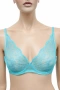 Hunkemöller дантелен сутиен 80D в тюркоазен цвят, снимка 1