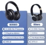 Безжични Bluetooth слушалки BERIBES с микрофон,65 часа време възпроизвеждане 6 музикални режимa HiFi, снимка 5