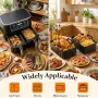 Нов Комплект за въздушен фритюрник Air Fryer Ninja AF300EU AF400EU, подложки и решетки, снимка 2