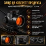 Тактически бързомер оптически прицел Trijicon 1×25 с две стойки за лов еърсофт въздушна пушка оръжие, снимка 5