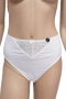 Hunkemöller дамски бикини 2XL – бели с дантелен акцент, снимка 1