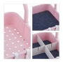 Подвижна етажерка на колелца с 3 рафта Relaxdays, Мултифункционална, снимка 3