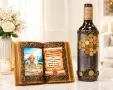 Оригинален подарък за мъж - бутилка Дървото на живота с картина "Чашата на изобилието", снимка 13