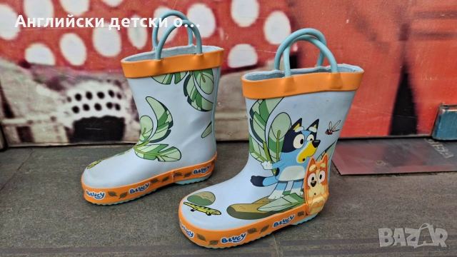 Английски детски гумени ботуши с Bluey, снимка 3 - Детски боти и ботуши - 54277707