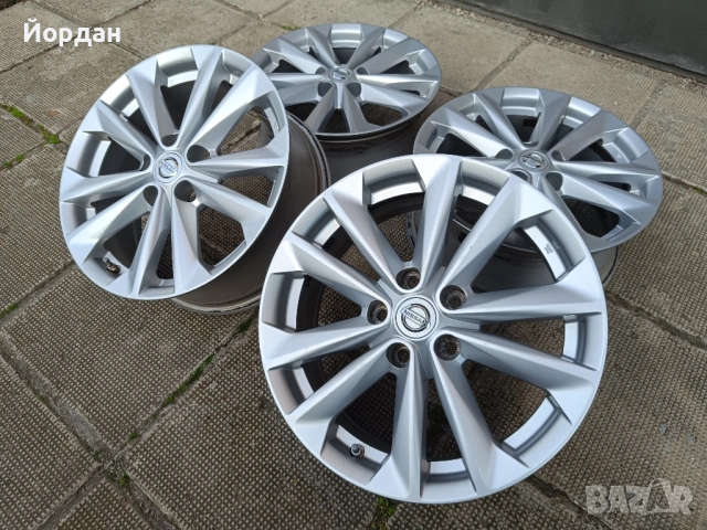 ОРИГИНАЛНИ джанти 17 ' цола 5x114,3 НИСАН Кашкай / NISSAN QASHQAI J10 J11 7J ET40 + датчици, снимка 3 - Гуми и джанти - 54485880