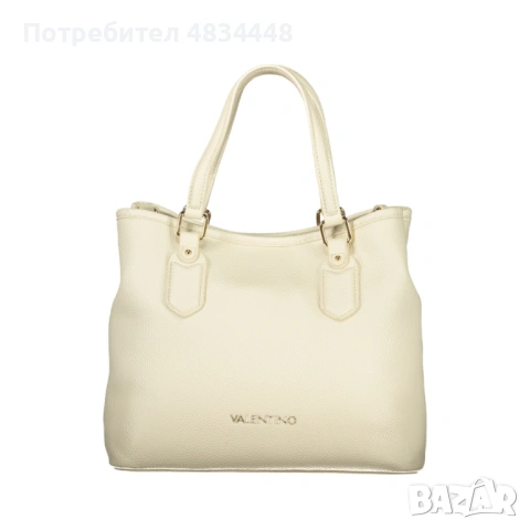 Дамска чанта тоут Valentino Brixton – Цвят Екрю / Слонова кост