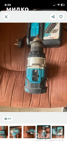 Акумулаторен ударен винтоверт Makita DHP489, снимка 8 - Винтоверти - 55083672