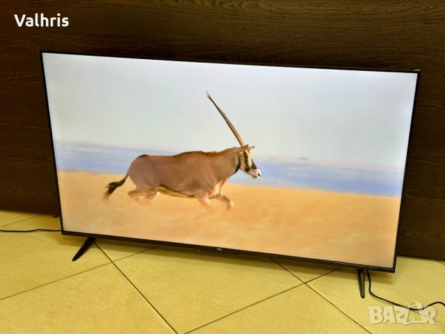 TCL LED 50" / Smart  / Google TV / 4K Ultra HD / 50P635 / КАТО НОВ!, снимка 4 - Телевизори - 54686277
