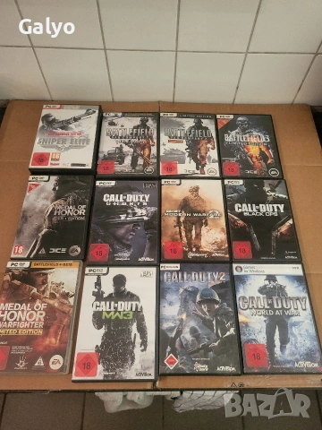 Call of Duty, Battlefield, Sniper Elite, Medal of Honor PC игри