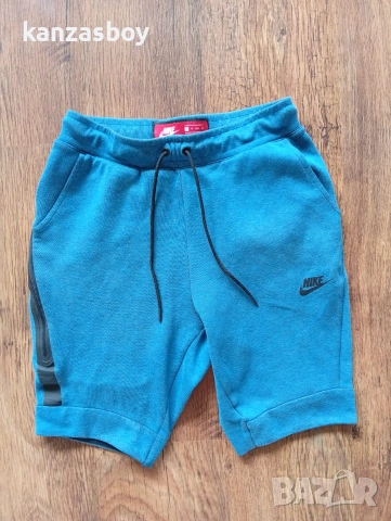 Nike Shorts Tech Fleece - Industrial Blue/Black - мъжки къси панталони р-р XS, снимка 3 - Къси панталони - 55045949