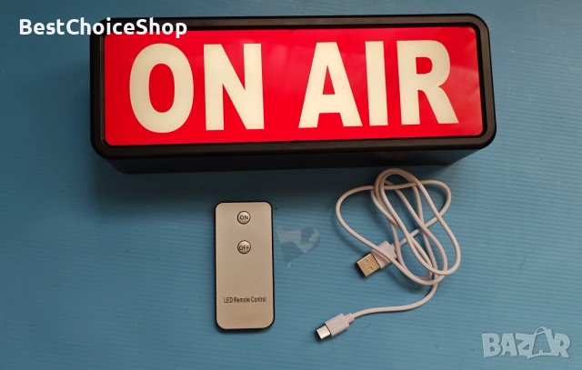 LED знак ON AIR за студио/предупреждение за запис, снимка 2 - Лед осветление - 54962873