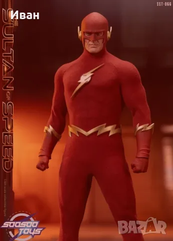 The Flash classic from 1990 SooSoo Toys SST-066 - The Sultan of Speed 1/6 , снимка 2 - Колекции - 55410644