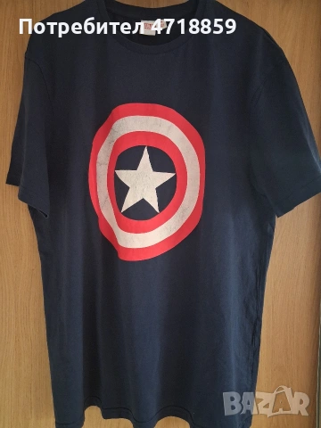 Марвълска тениска Capitain America