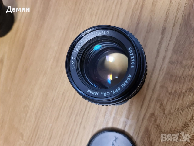 Обектив Asahi Pentax Takumar M42 50/1.4, снимка 4 - Обективи и филтри - 55136478