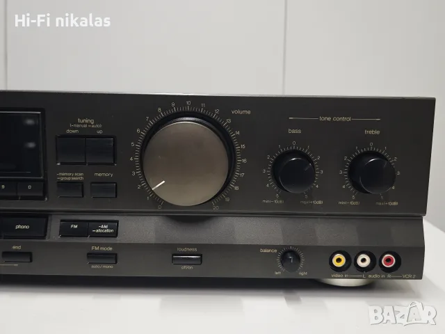 ретро Hi-Fi стерео усилвател FM радио ресийвър TECHNICS SA-GX200, снимка 3 - Ресийвъри, усилватели, смесителни пултове - 55562468