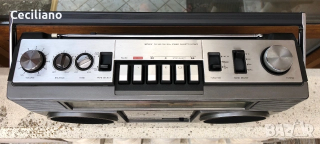 Sony CFS-66S -супер запазен радиокасетофон, снимка 12 - Радиокасетофони, транзистори - 55136803