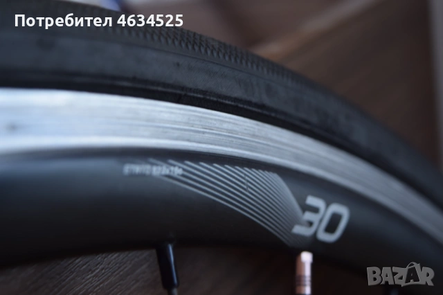 Предна Клинчер Капла ZIPP 30 + външна гума, снимка 5 - Части за велосипеди - 54884639