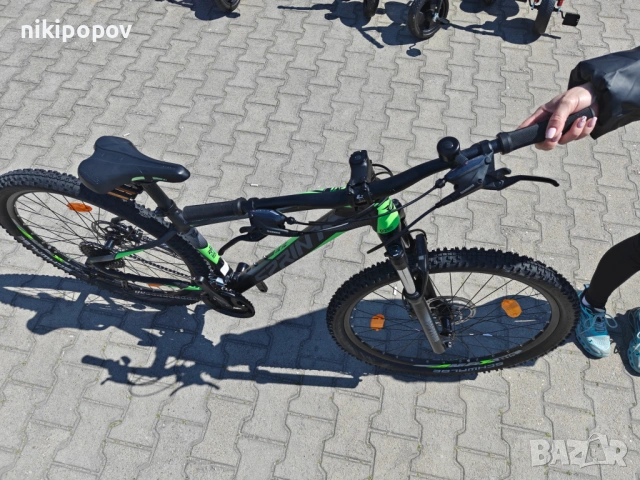 PA Велосипед 27.5" APOLON черен/зелен, снимка 6 - Велосипеди - 54276959