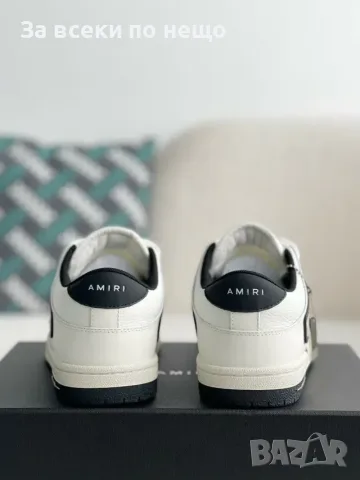 Amiri Skel Top Low Sneakers "White/Black" Унисекс👟Дамски Маратонки👟Мъжки Маратонки Код ch17, снимка 5 - Маратонки - 55412960