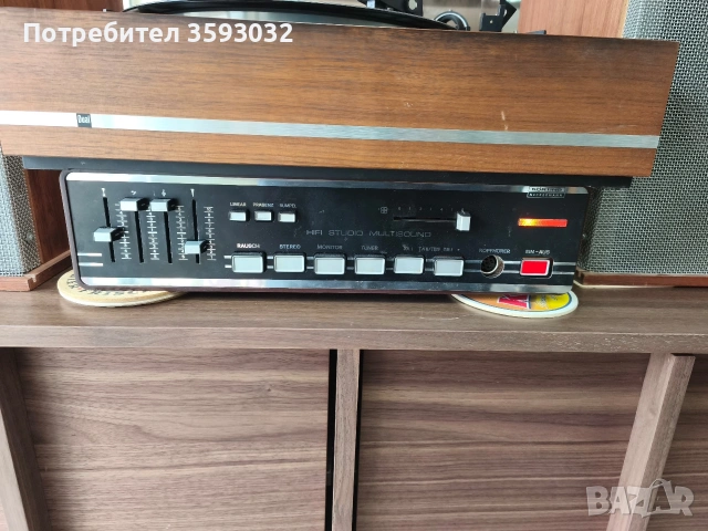 Музикална система - Грамофон, усилвател, колони, снимка 2 - Грамофони - 53993311