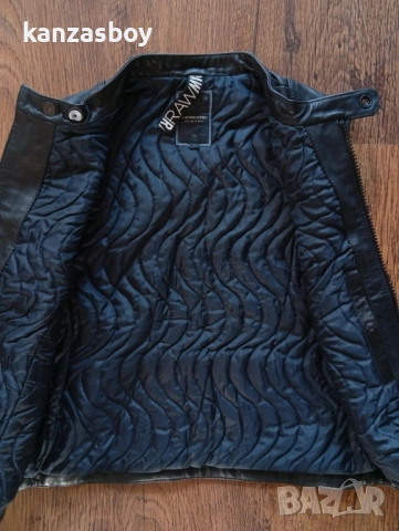G-star 5620 Custom Zip Leather - дамски елек естествена кожа р-р М, снимка 9 - Елеци - 54380298