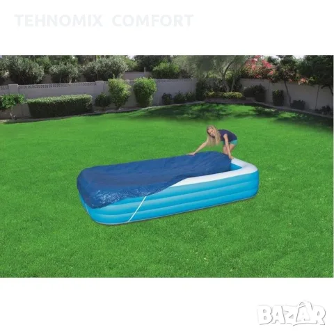 Bestway Правоъгълно покривало за надуваем басейн 305 x 183 cm, снимка 2 - Басейни и аксесоари - 55448493