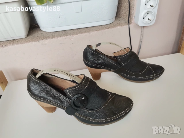 Елегантни Обувки Chocolate 38 Естествена кожа  н. , снимка 9 - Дамски обувки на ток - 53980752