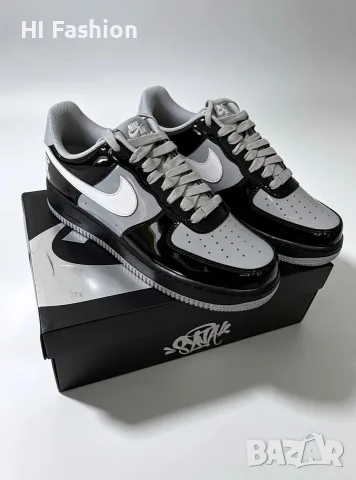 Nike Air Force 1 '07 x Syna Black and Light Smoke Grey