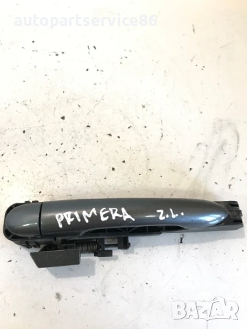 Външна дръжка за задна лява врата сива за Nissan Primera P12 (2005) 80611AV600