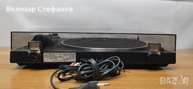 Грамофон Pioneer PL-223 – Отлично състояние, снимка 7 - Грамофони - 54528590