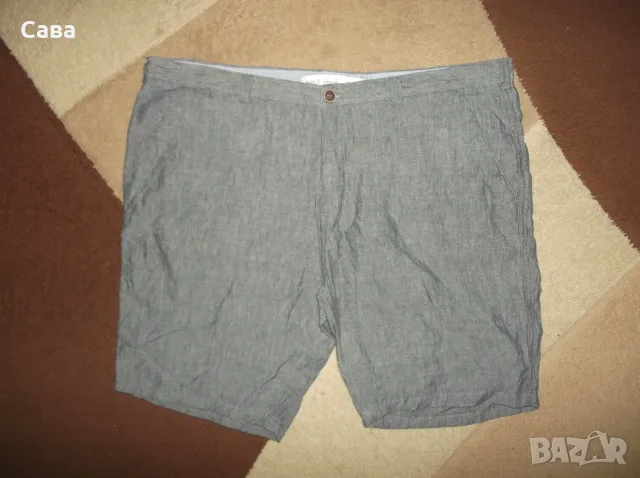 Ленени къси панталони DENIM Co.  мъжки,ХЛ, снимка 7 - Къси панталони - 55684022