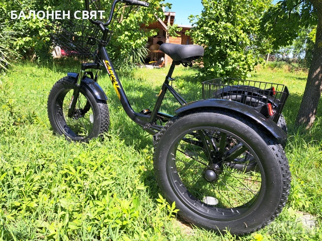 JULY MORNING Fat Tire 2026 модел Практичен Триколесен Велосипед, снимка 5 - Велосипеди - 55100247