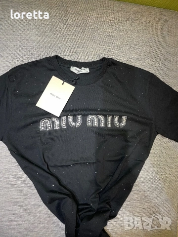 Тенскa  MIU MIU , снимка 2 - Тениски - 55140625
