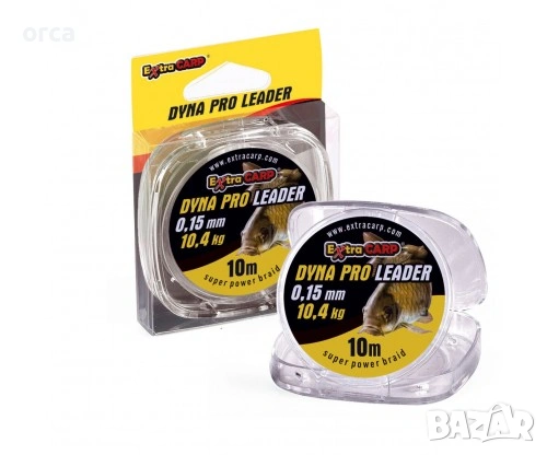 Плетено влакно Extra Carp Dyna Tec Leader 10 м за поводи шаран