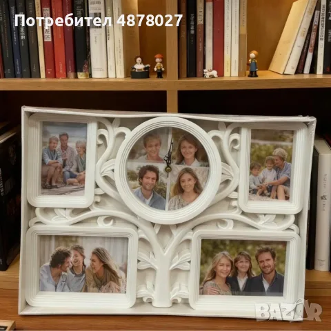 Рамка за снимки с часовник 2 в 1 - Дървото на живота, снимка 3 - Декорация за дома - 55545854