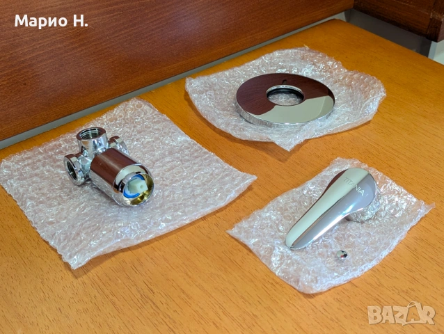 Смесител за душ Novaservis Titania, хром, скрит, чисто нов, снимка 2 - Смесители - 54166217