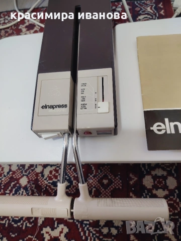 преса за гладене и подлепване Elna , снимка 2 - Ютии - 54314453