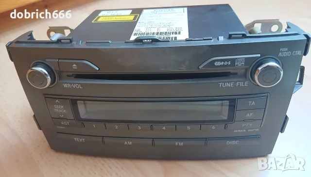 CD радио Toyota Auris 2006-2012 сд плейър 15 евро, снимка 2 - Части - 55457654
