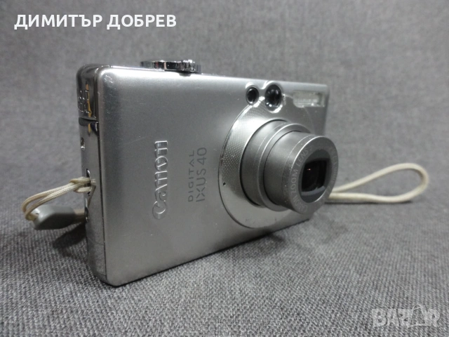 ЦИФРОВ ФОТОАПАРАТ CANON DIGITAL IXUS 40 DIGITAL 4.0MP CCD DIGITAL CAMERA Y2K RETRO DIGICAM , снимка 4 - Фотоапарати - 55092577