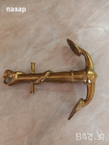 Бронзова Котва , снимка 3 - Антикварни и старинни предмети - 54173043