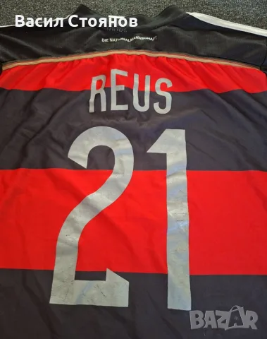 Германия / Germany ADIDAS #21 Reus - World Cup 2014 away jersey - размер L, снимка 7 - Фен артикули - 55656794