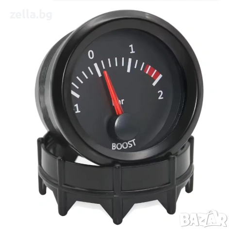 Манометър за турбо налягане (Boost) 52мм | -1 до +2 Bar | Включен сензор | Тунинг и мониторинг 10357, снимка 11 - Части - 54683810