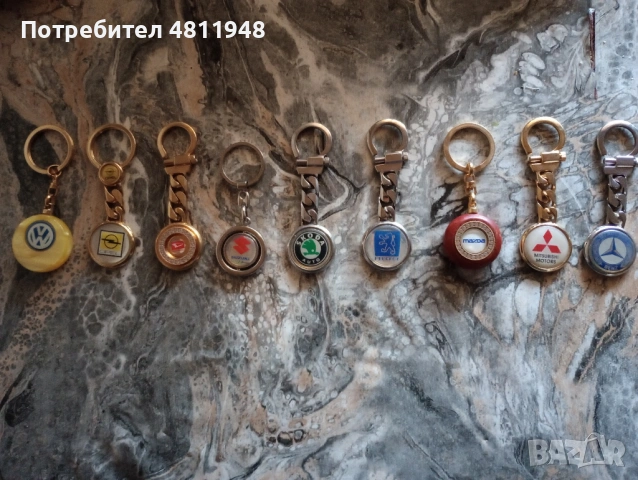Нови ключодържатели с марки на автомобили