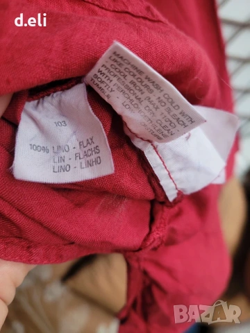 Max Mara (Marina Rinaldi) Size XL 100% Лен, снимка 5 - Рокли - 54546712