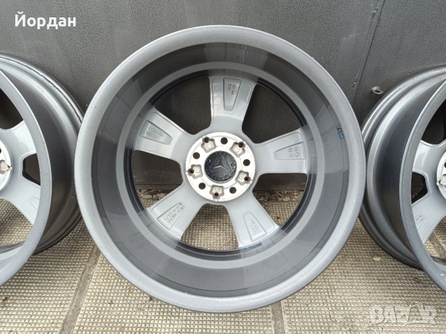 ОРИГИНАЛНИ джанти 17 ' цола 5x112 MERCEDES C KLASSE W205 / МЕРЦЕДЕС 7J ET48,5, снимка 15 - Гуми и джанти - 54783388