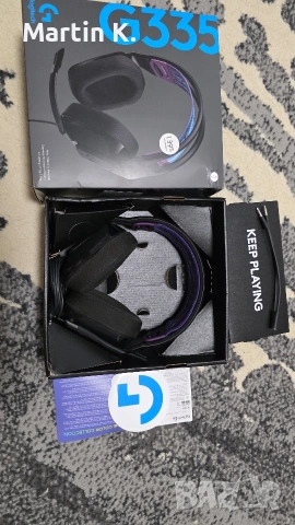 Гейминг комолект Logitech мишка+слушалки, снимка 5 - Клавиатури и мишки - 54138882