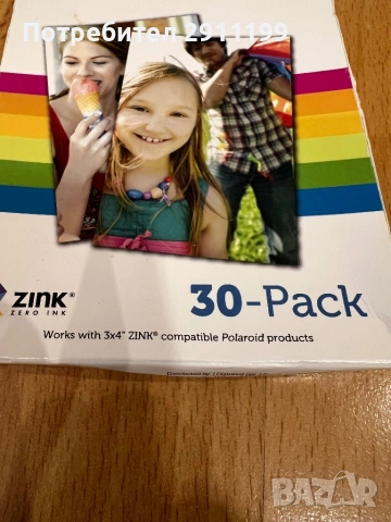 Polaroid ZINK Paper 3x4” 30-Pack, снимка 3 - Чанти, стативи, аксесоари - 54600636