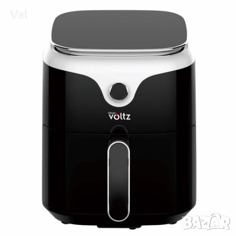 Фритюрник AirFryer Voltz, 1400W, 3.5л., Горещ въздух, Таймер, до 200°С, Дигитален, подвижна скара, снимка 7 - Фритюрници - 54681941